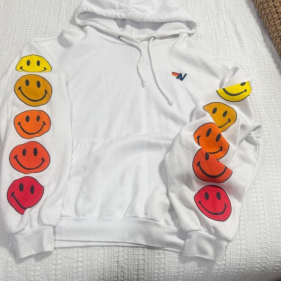 Aviator Nation White Hoodie - Picture 2 of 4